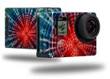 Tie Dye Bulls Eye 100 - Decal Style Skin fits GoPro Hero 4 Black Camera (GOPRO SOLD SEPARATELY)