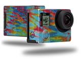 Tie Dye Tiger 100 - Decal Style Skin fits GoPro Hero 4 Black Camera (GOPRO SOLD SEPARATELY)