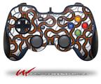 Locknodes 01 Burnt Orange - Decal Style Skin fits Logitech F310 Gamepad Controller (CONTROLLER SOLD SEPARATELY)