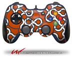 Locknodes 03 Burnt Orange - Decal Style Skin fits Logitech F310 Gamepad Controller (CONTROLLER SOLD SEPARATELY)