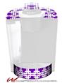 Decal Style Vinyl Skin compatible with Keurig K40 Elite Coffee Makers Boxed Purple (KEURIG NOT INCLUDED)