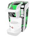 Decal Style Vinyl Skin compatible with Keurig K10 / K15 Mini Plus Coffee Makers SceneKid Green (KEURIG NOT INCLUDED)