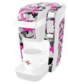 Decal Style Vinyl Skin compatible with Keurig K10 / K15 Mini Plus Coffee Makers Sexy Girl Silhouette Camo Hot Pink (Fuchsia) (KEURIG NOT INCLUDED)