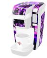 Decal Style Vinyl Skin compatible with Keurig K10 / K15 Mini Plus Coffee Makers Purple Graffiti (KEURIG NOT INCLUDED)