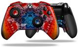 Tie Dye Star 100 - Decal Style Skin fits Microsoft XBOX One ELITE Wireless Controller