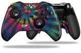 Tie Dye Swirl 105 - Decal Style Skin fits Microsoft XBOX One ELITE Wireless Controller