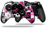 Scene Kid Girl Skull - Decal Style Skin fits Microsoft XBOX One ELITE Wireless Controller