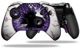 Eyeball Purple - Decal Style Skin fits Microsoft XBOX One ELITE Wireless Controller