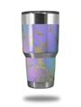 Skin Decal Wrap for Yeti Tumbler Rambler 30 oz Unicorn Bomb Gold and Green (TUMBLER NOT INCLUDED)