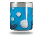 Skin Decal Wrap for Yeti Rambler Lowball - Starfish and Sea Shells Blue Medium