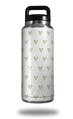 WraptorSkinz Skin Decal Wrap for Yeti Rambler Bottle 36oz Hearts Green (YETI NOT INCLUDED)