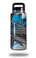 Skin Decal Wrap for Yeti Rambler Bottle 36oz Baja 0032 Blue Medium (YETI NOT INCLUDED)