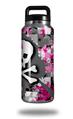 WraptorSkinz Skin Decal Wrap for Yeti Rambler Bottle 36oz Girly Pink Bow Skull  (YETI NOT INCLUDED)