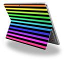 Stripes Rainbow - Decal Style Vinyl Skin (fits Microsoft Surface Pro 4)