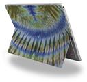 Tie Dye Green Stripes - Decal Style Vinyl Skin (fits Microsoft Surface Pro 4)