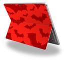 Deathrock Bats Red - Decal Style Vinyl Skin (fits Microsoft Surface Pro 4)