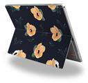 Poppy Orange Navy - Decal Style Vinyl Skin fits Microsoft Surface Pro 4 (SURFACE NOT INCLUDED)