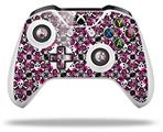 WraptorSkinz Decal Skin Wrap Set works with 2016 and newer XBOX One S / X Controller Splatter Girly Skull Pink (CONTROLLER NOT INCLUDED)