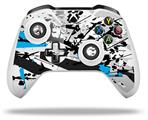 WraptorSkinz Decal Skin Wrap Set works with 2016 and newer XBOX One S / X Controller Baja 0018 Blue Medium (CONTROLLER NOT INCLUDED)
