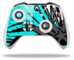 WraptorSkinz Decal Skin Wrap Set works with 2016 and newer XBOX One S / X Controller Baja 0040 Neon Teal (CONTROLLER NOT INCLUDED)