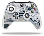 WraptorSkinz Decal Skin Wrap Set works with 2016 and newer XBOX One S / X Controller Blue Black Marble (CONTROLLER NOT INCLUDED)