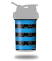 Decal Style Skin Wrap works with Blender Bottle 22oz ProStak Skull Stripes Blue (BOTTLE NOT INCLUDED)