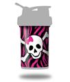 Decal Style Skin Wrap works with Blender Bottle 22oz ProStak Pink Zebra Skull (BOTTLE NOT INCLUDED)