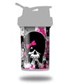 Decal Style Skin Wrap works with Blender Bottle 22oz ProStak Scene Kid Girl Skull (BOTTLE NOT INCLUDED)