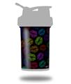 Decal Style Skin Wrap works with Blender Bottle 22oz ProStak Rainbow Lips Black (BOTTLE NOT INCLUDED)