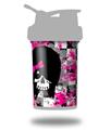 Decal Style Skin Wrap works with Blender Bottle 22oz ProStak Scene Girl Skull (BOTTLE NOT INCLUDED)