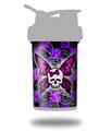 Decal Style Skin Wrap works with Blender Bottle 22oz ProStak Butterfly Skull (BOTTLE NOT INCLUDED)