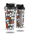 Decal Style Skin Wrap works with Blender Bottle 28oz Locknodes 04 Burnt Orange (BOTTLE NOT INCLUDED)