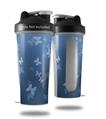 Decal Style Skin Wrap works with Blender Bottle 28oz Bokeh Butterflies Blue (BOTTLE NOT INCLUDED)