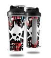 Decal Style Skin Wrap works with Blender Bottle 28oz Punk Rock Skull (BOTTLE NOT INCLUDED)