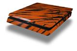 Vinyl Decal Skin Wrap compatible with Sony PlayStation 4 Slim Console Tie Dye Bengal Side Stripes (PS4 NOT INCLUDED)