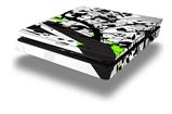 Vinyl Decal Skin Wrap compatible with Sony PlayStation 4 Slim Console Baja 0018 Lime Green (PS4 NOT INCLUDED)