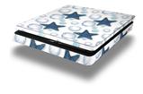 Vinyl Decal Skin Wrap compatible with Sony PlayStation 4 Slim Console Starfish and Sea Shells White (PS4 NOT INCLUDED)