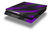 Vinyl Decal Skin Wrap compatible with Sony PlayStation 4 Slim Console Jagged Camo Purple (PS4 NOT INCLUDED)