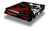 Vinyl Decal Skin Wrap compatible with Sony PlayStation 4 Slim Console Baja 0003 Red Dark (PS4 NOT INCLUDED)