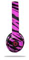 WraptorSkinz Skin Decal Wrap compatible with Beats Solo 2 and Solo 3 Wireless Headphones Pink Tiger (HEADPHONES NOT INCLUDED)