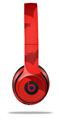 WraptorSkinz Skin Decal Wrap compatible with Beats Solo 2 and Solo 3 Wireless Headphones Deathrock Bats Red (HEADPHONES NOT INCLUDED)