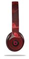 WraptorSkinz Skin Decal Wrap compatible with Beats Solo 2 and Solo 3 Wireless Headphones Bokeh Music Red (HEADPHONES NOT INCLUDED)