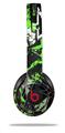 WraptorSkinz Skin Decal Wrap compatible with Beats Solo 2 and Solo 3 Wireless Headphones Baja 0003 Neon Green (HEADPHONES NOT INCLUDED)