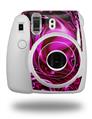 WraptorSkinz Skin Decal Wrap compatible with Fujifilm Mini 8 Camera Liquid Metal Chrome Hot Pink Fuchsia (CAMERA NOT INCLUDED)