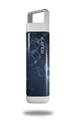 Skin Decal Wrap for Clean Bottle Square Titan Plastic 25oz Bokeh Music Blue (BOTTLE NOT INCLUDED)