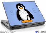 Laptop Skin (Large) - Penguins on Blue