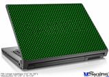 Laptop Skin (Large) - Carbon Fiber Green