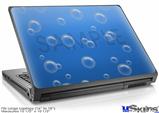 Laptop Skin (Large) - Bubbles Blue