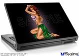 Laptop Skin (Large) - Hula Girl Pin Up