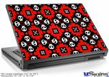 Laptop Skin (Large) - Goth Punk Skulls